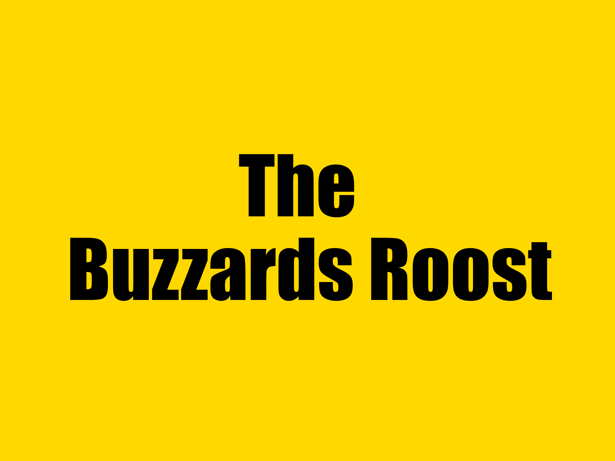 The Buzzard's Roost