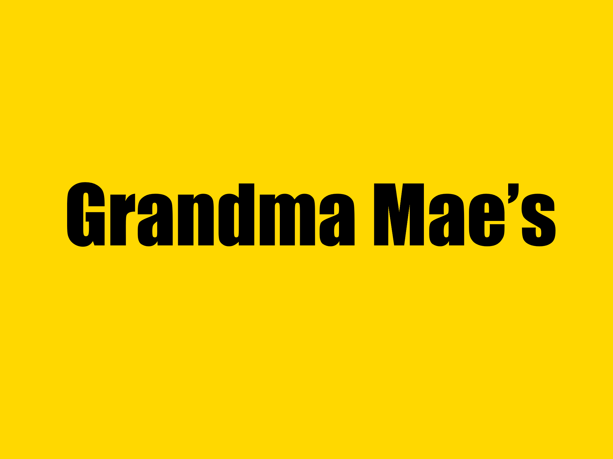Babička Mae's