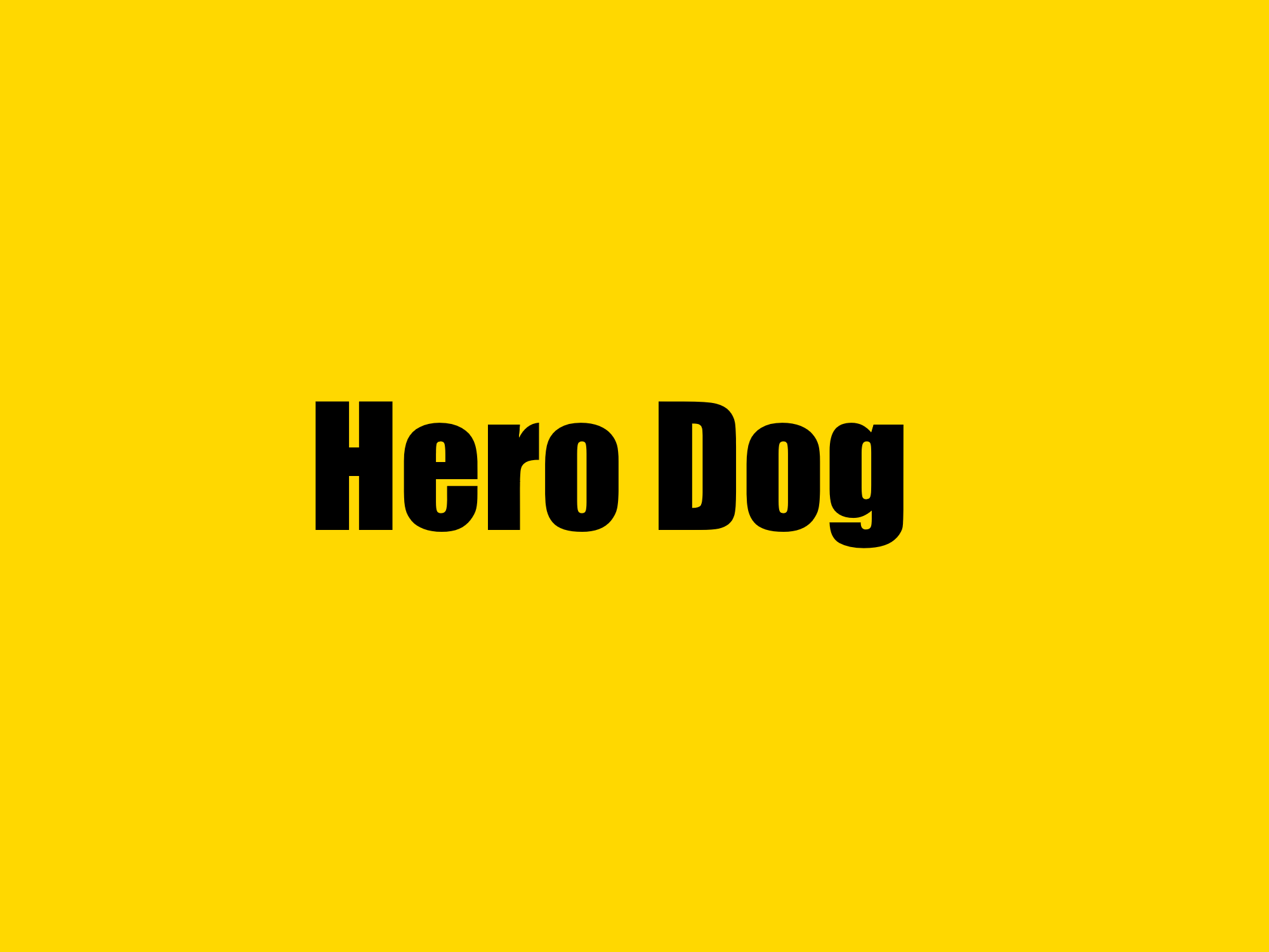 Hero Dog