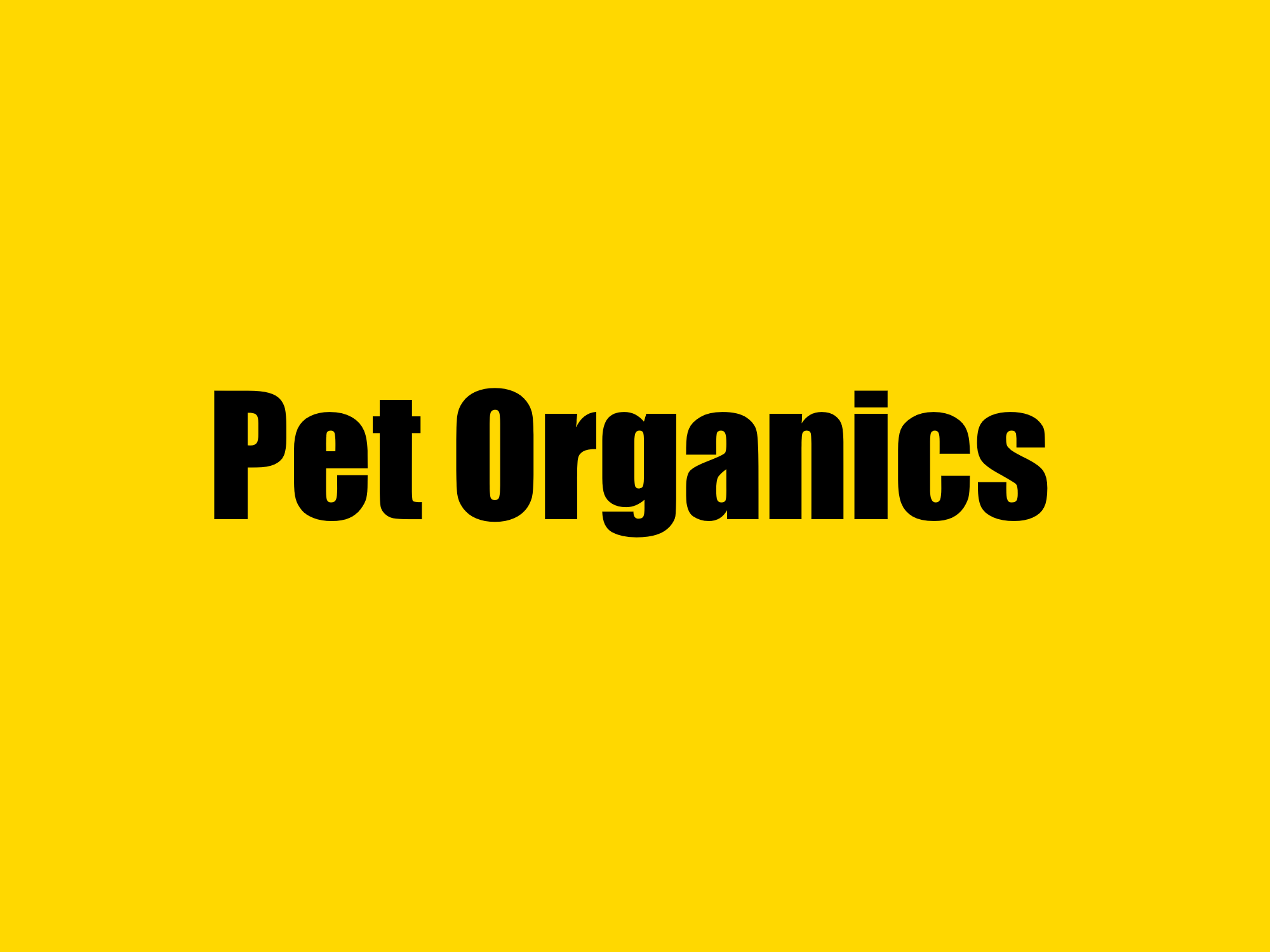 Prodotti organici per animali domestici